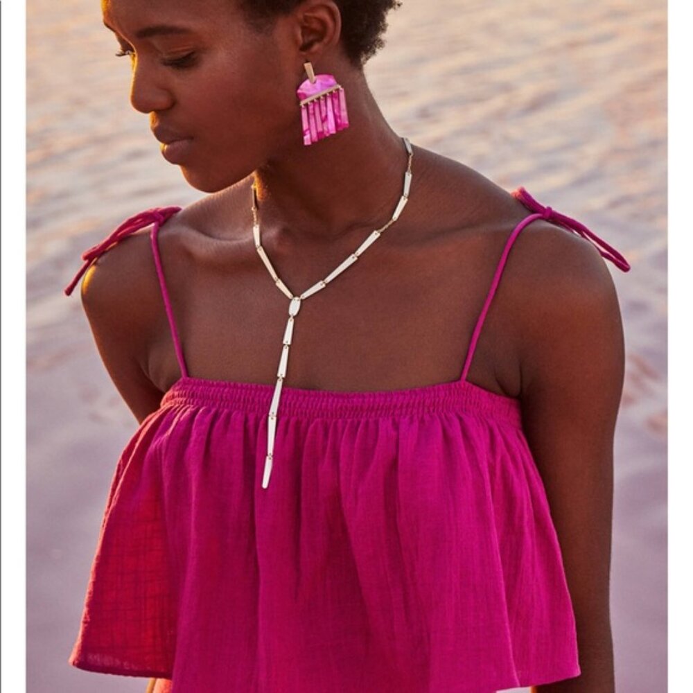 NWOT Kendra Scott Gail Y necklace - Picture 4 of 4